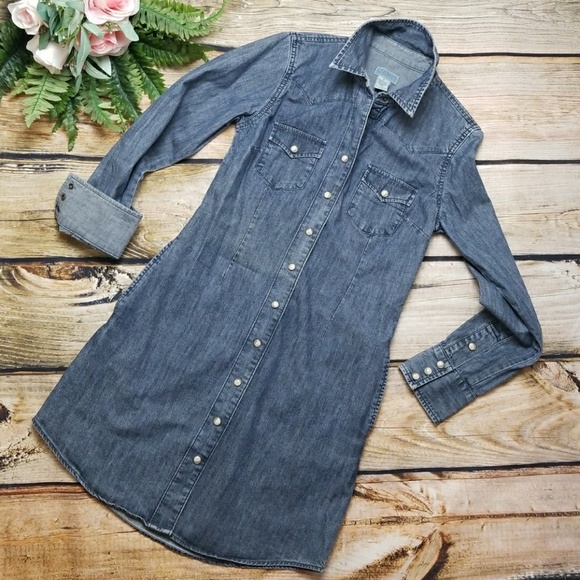 lucky brand denim shirt